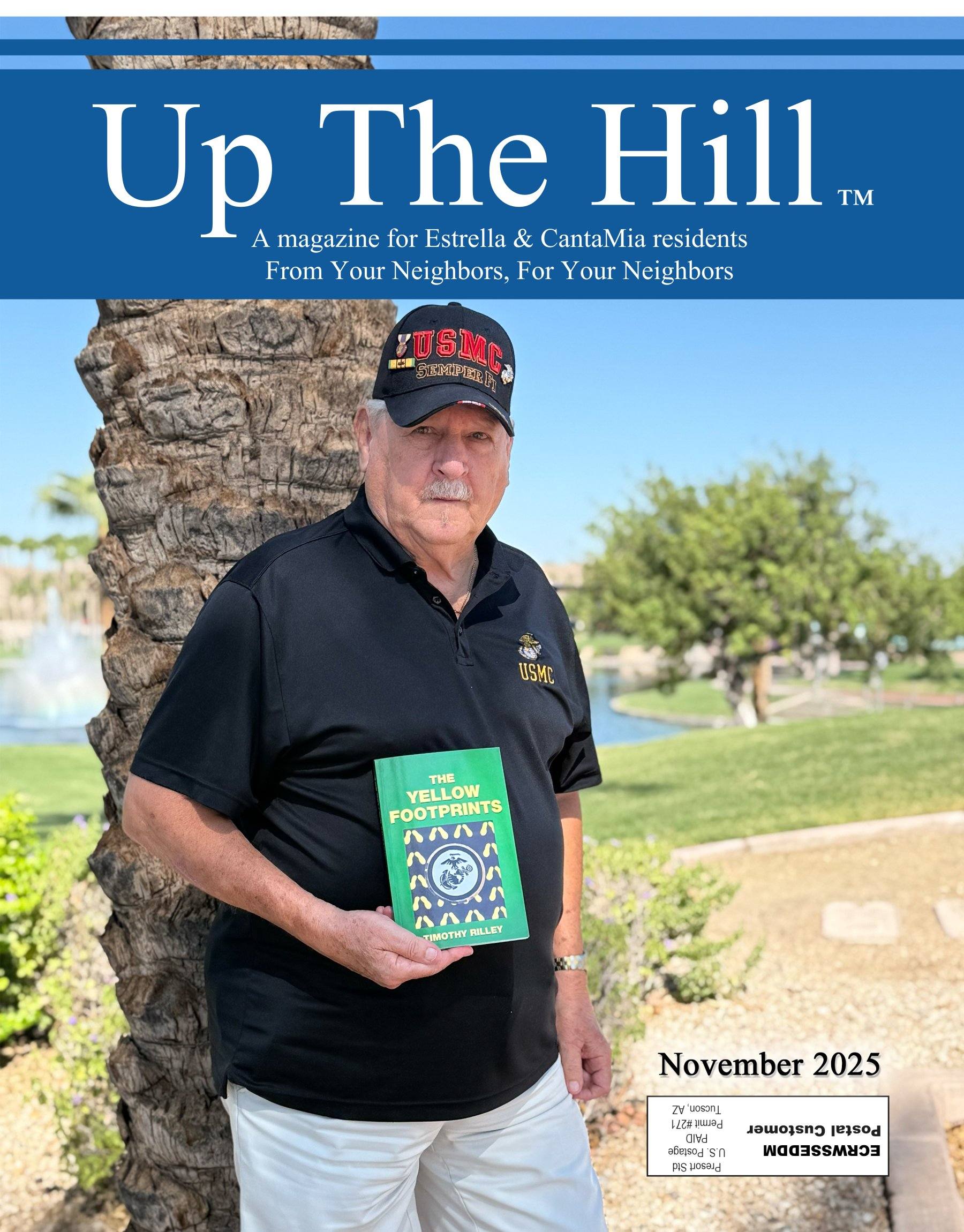 Up The Hill newsletter cover